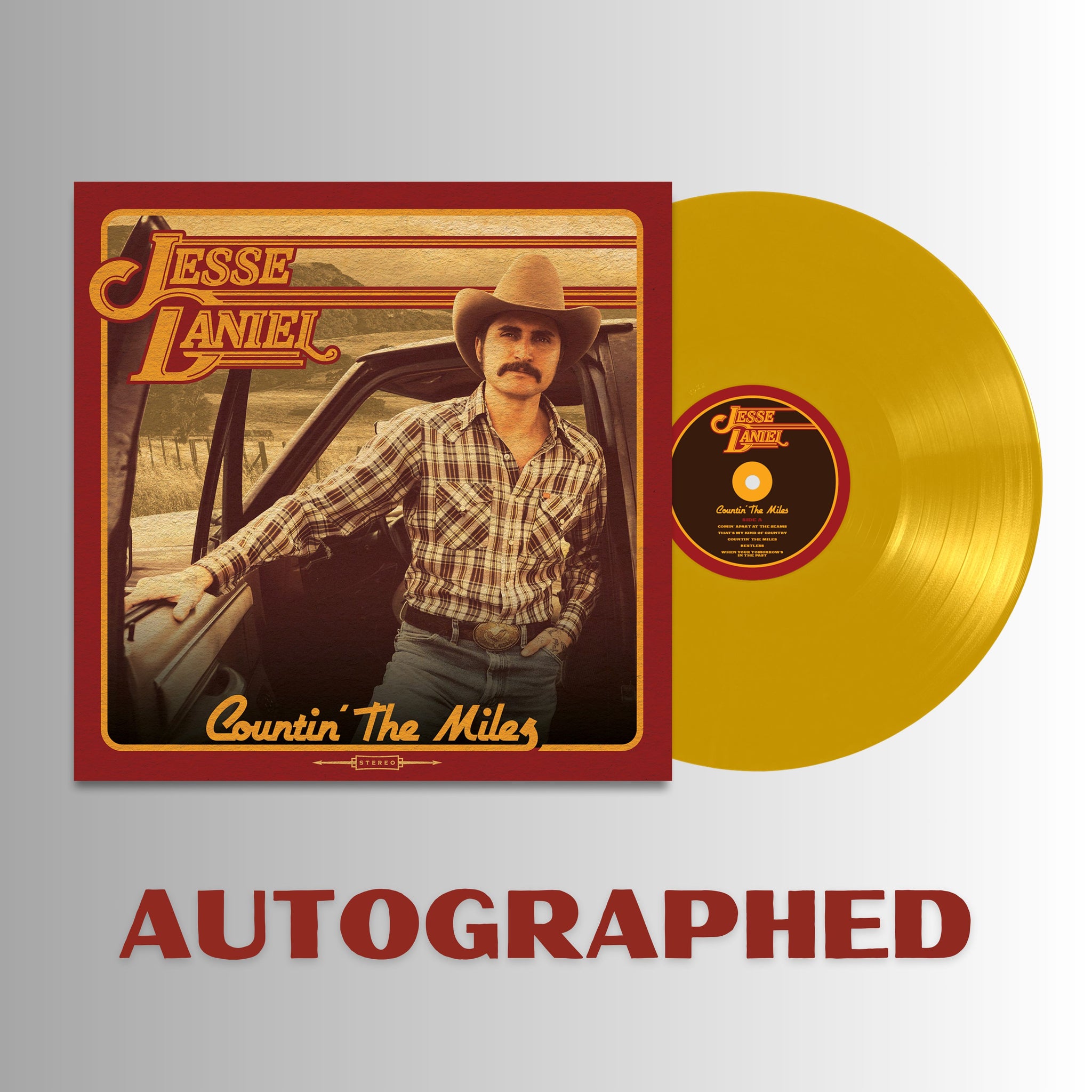 Jesse Daniel - Countin' The Miles [SIGNED Color Vinyl]
