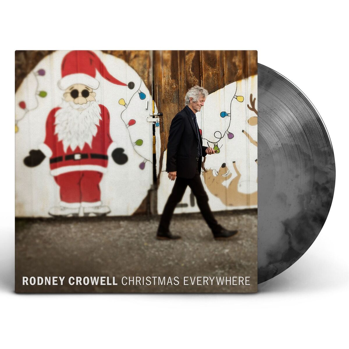 Rodney Crowell - Christmas Everywhere [Coal Color Vinyl]