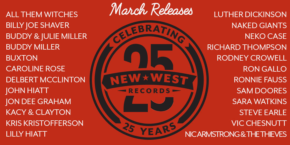 New West 25th Anniversary - March Releases