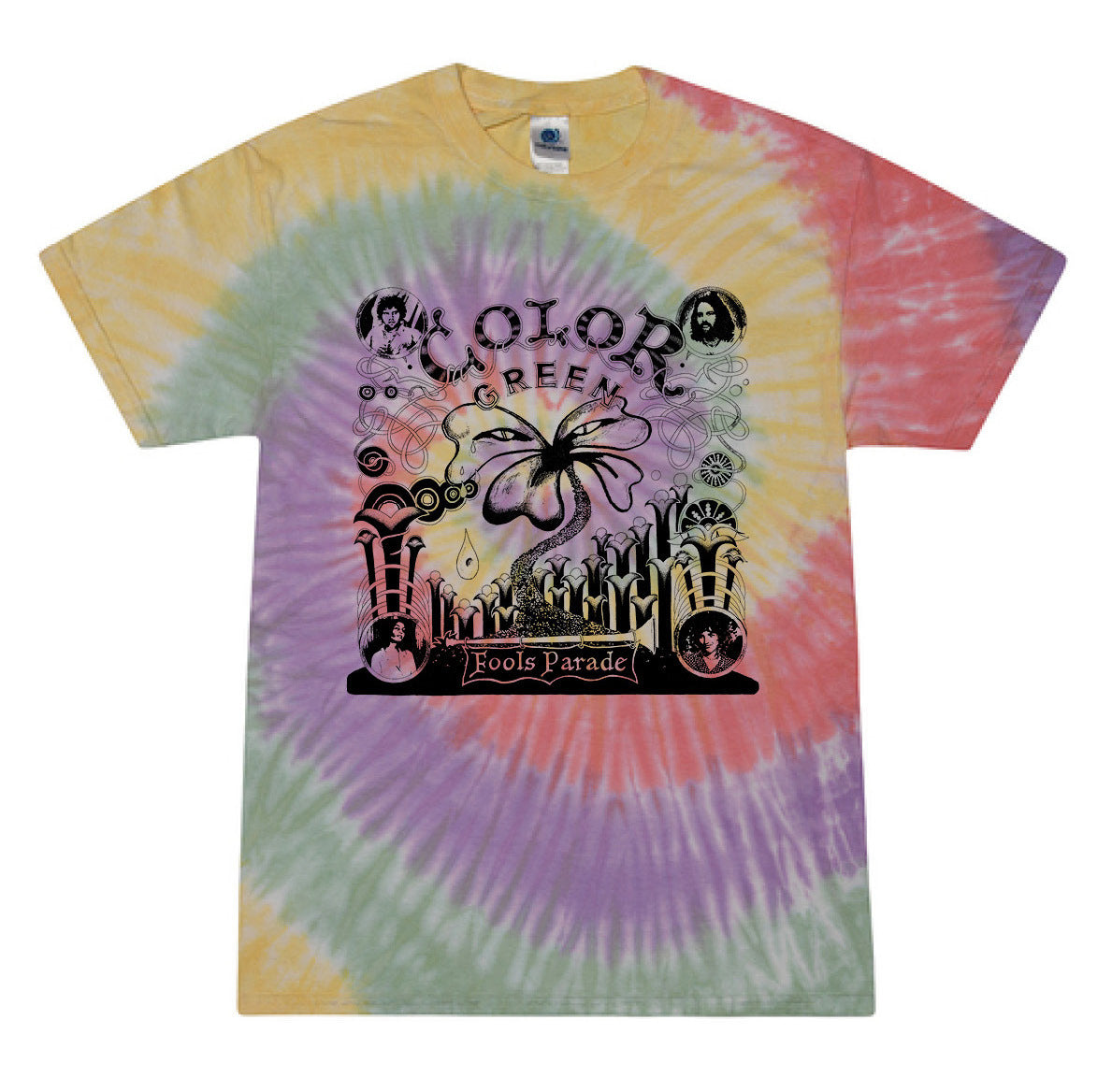 Color Green - Fool's Parade Tie-Dye T-Shirt