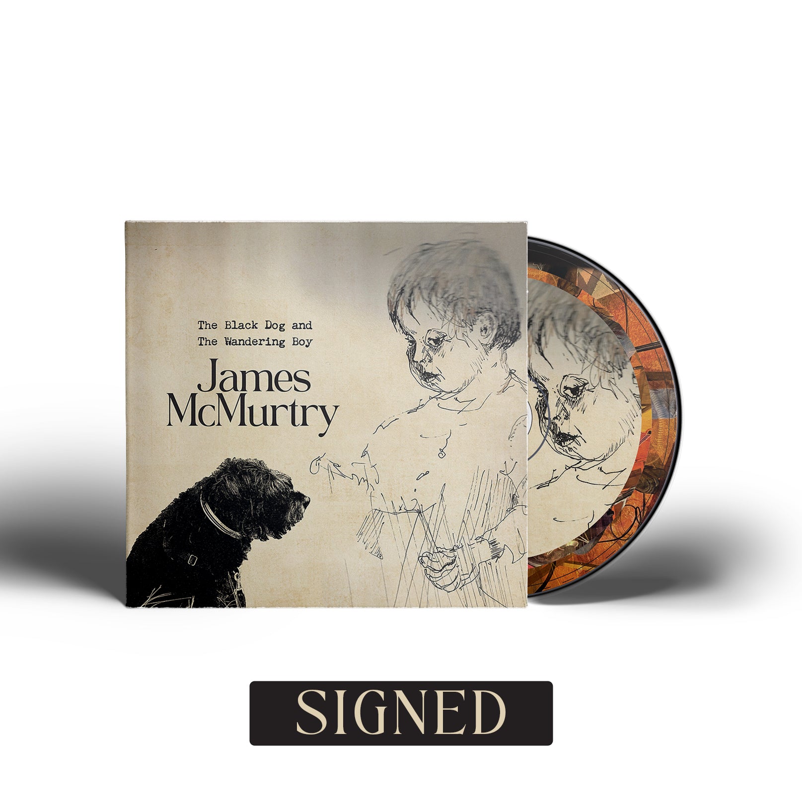 James McMurtry - The Black Dog and the Wandering Boy [SIGNED CD]