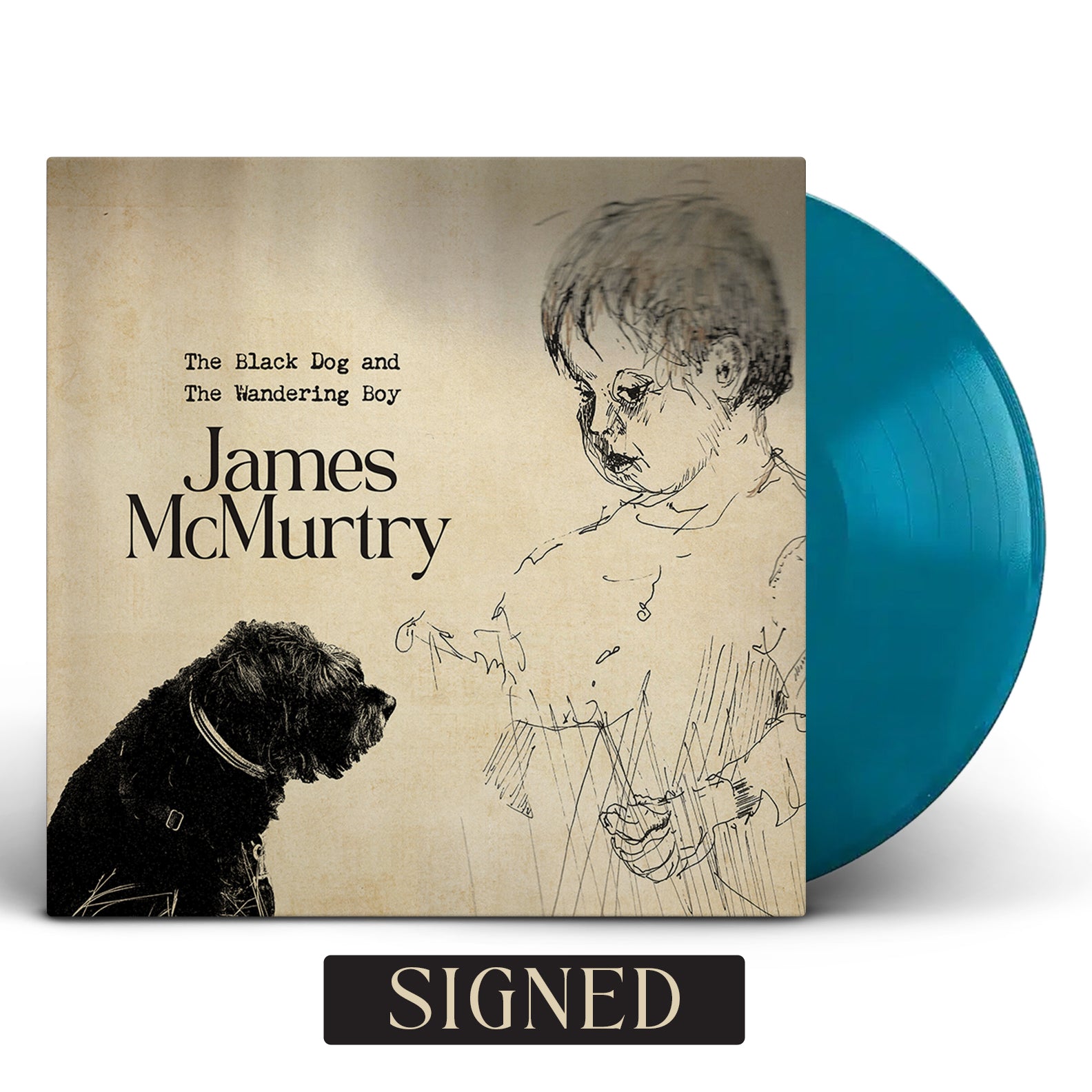 James McMurtry - The Black Dog and the Wandering Boy [SIGNED New West Exclusive Color Vinyl]