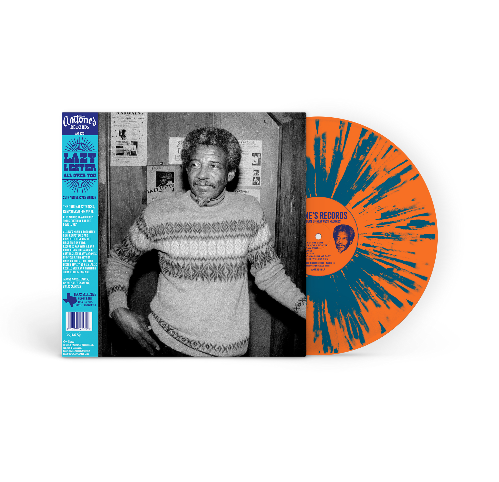 Lazy Lester - All Over You (25th Anniversary Edition) [Color Vinyl]