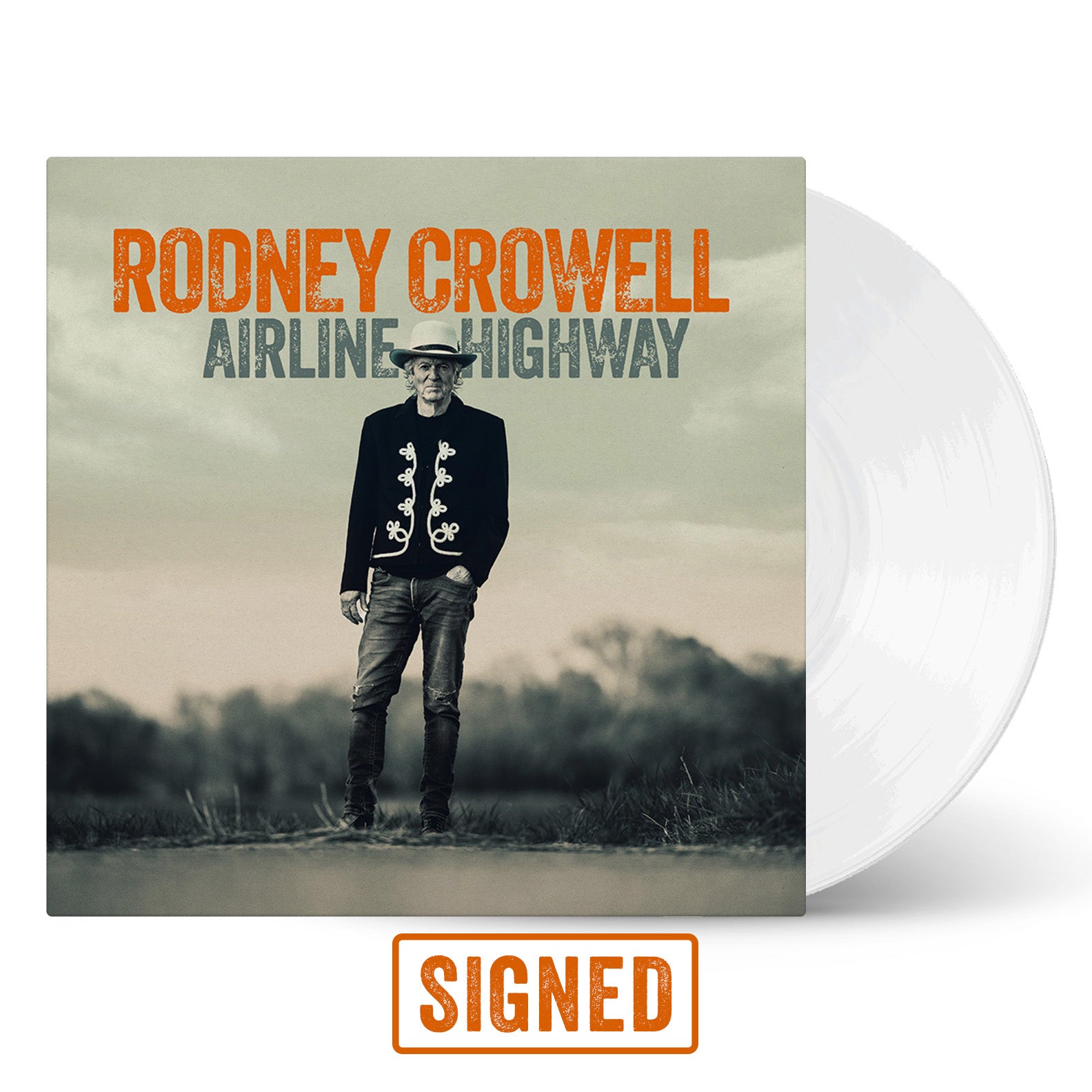 Rodney Crowell - Airline Highway [SIGNED Year's End Exclusive Color Vinyl]