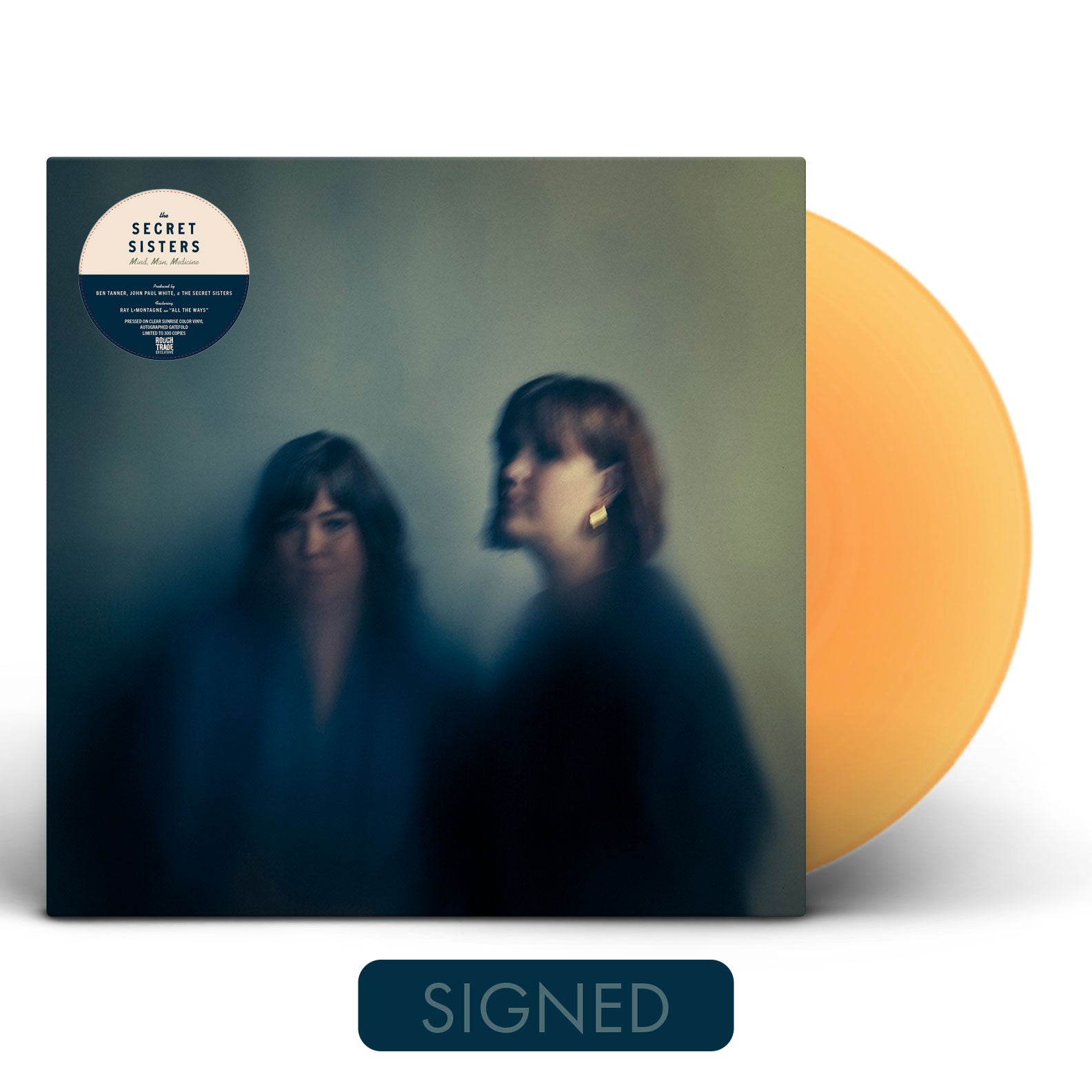 The Secret Sisters - Mind, Man, Medicine [SIGNED Sunrise Color Vinyl]