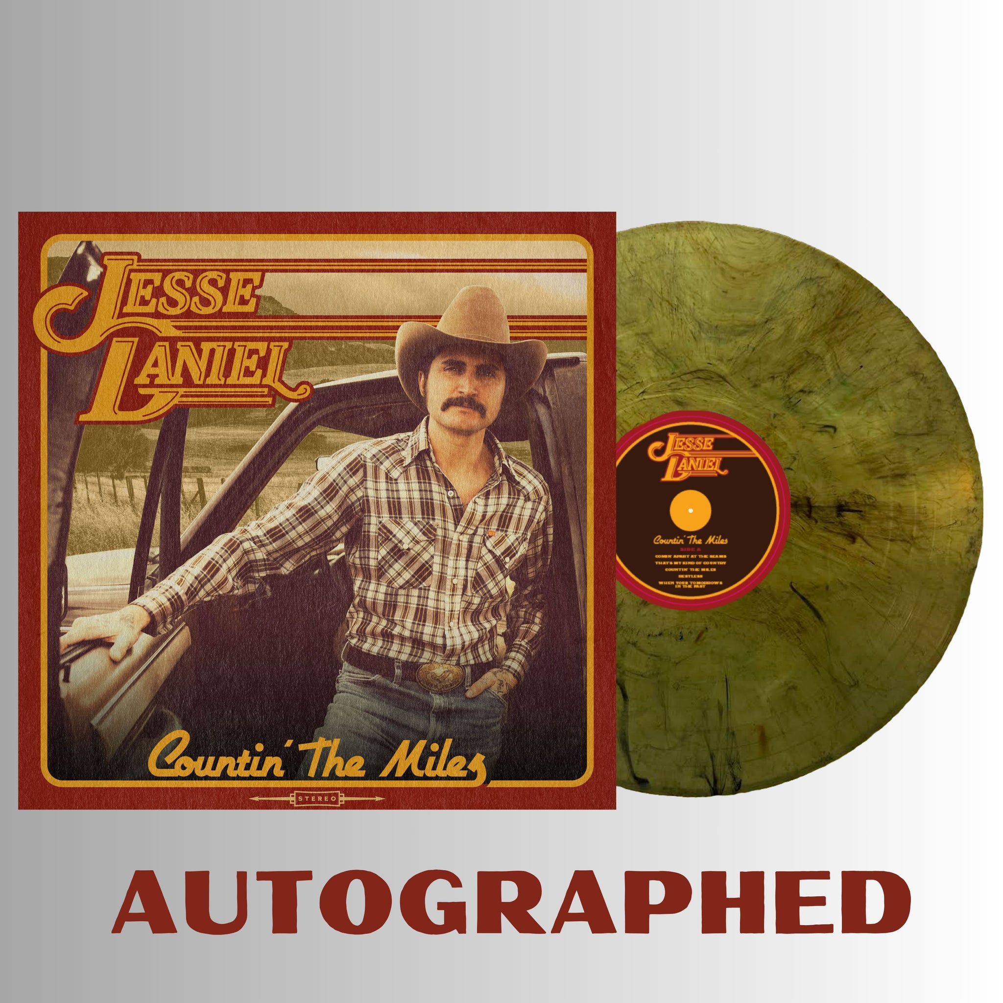 Jesse Daniel - Countin' The Miles [SIGNED Camouflage Color Vinyl]