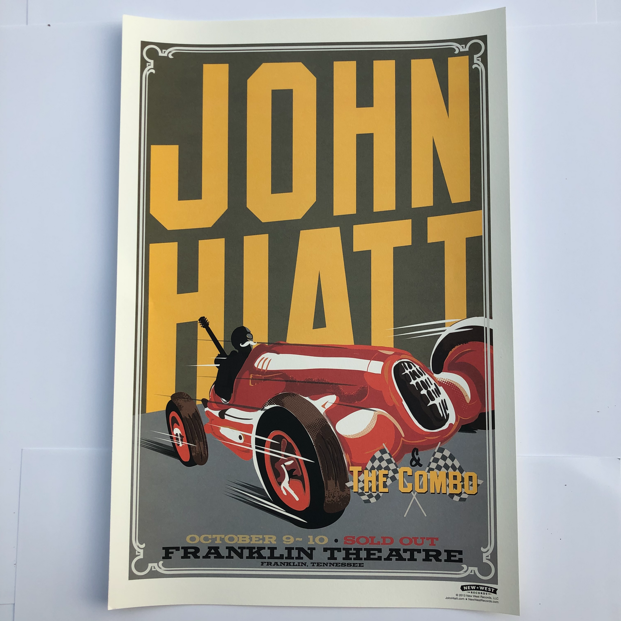 John Hiatt - Live At The Franklin Theatre Poster