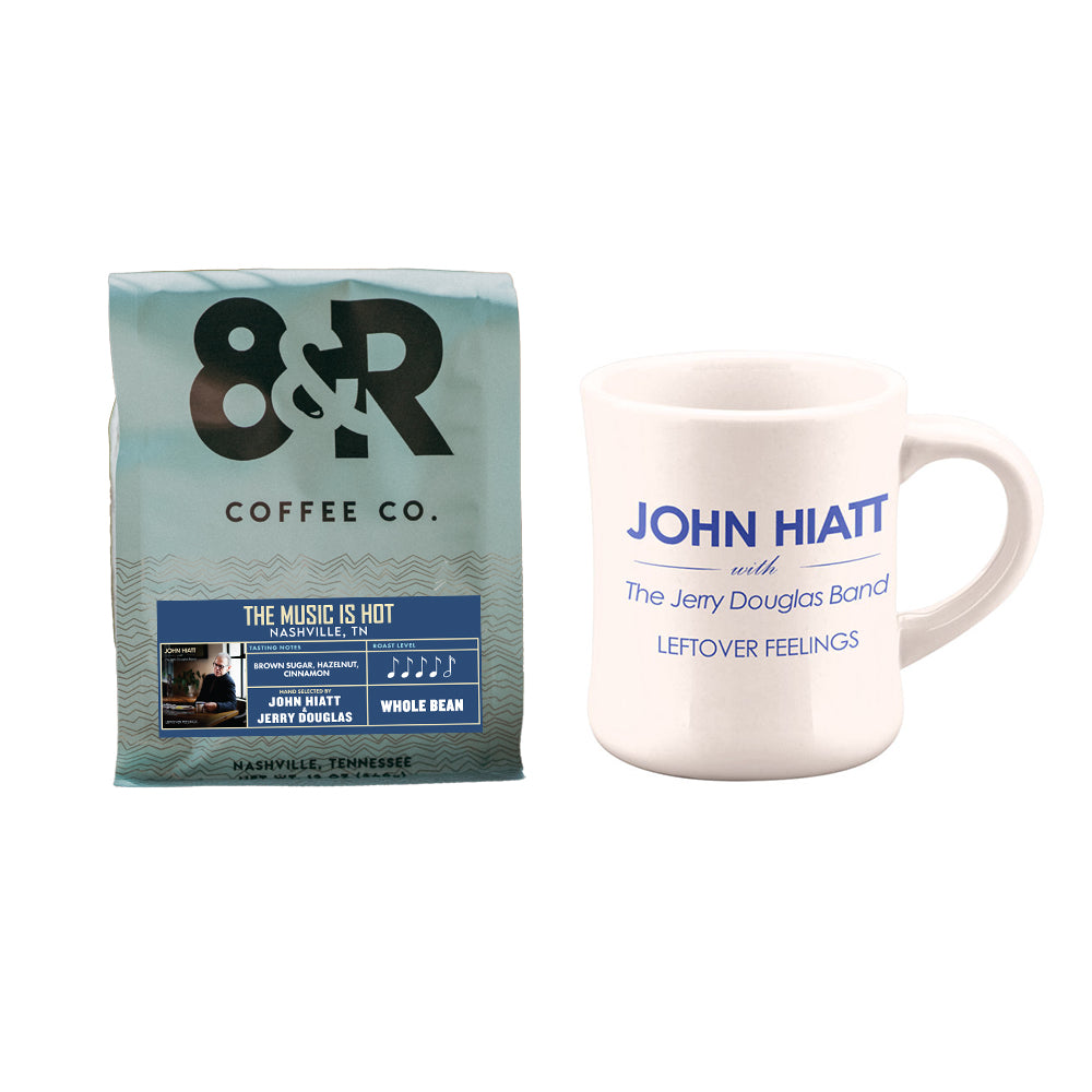 John Hiatt with The Jerry Douglas Band - Leftover Feelings Mug & Coffee Bundle