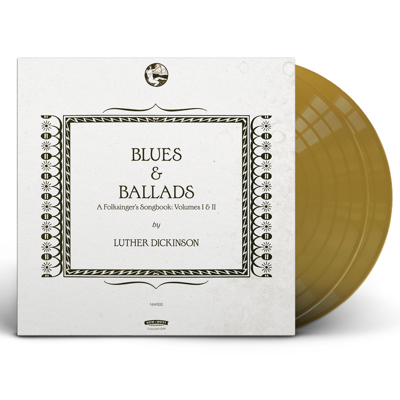 Luther Dickinson - Blues & Ballads (A Folksinger's Songbook) Volumes I & II [New West Exclusive Color Vinyl]